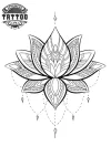 tatouage-ephemere-mandala-lotus-graphique-intemporel tatouage-ephemere-mandala-lotus-graphique-intemporel