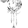 tatouage-ephemere-mandala-lune-mystique