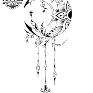 tatouage-ephemere-mandala-lune-mystique tatouage-ephemere-mandala-lune-mystique