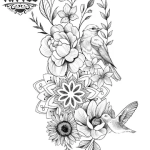 tatouage-ephemere-mandala-oiseau-femme-art-corporel tatouage-ephemere-mandala-oiseau-femme-art-corporel