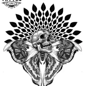 tatouage-ephemere-mandala-papillon-art-corporel tatouage-ephemere-mandala-papillon-art-corporel