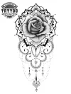 tatouage-ephemere-mandala-rose-design-fleur-mystique