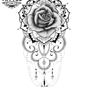 tatouage-ephemere-mandala-rose-design-fleur-mystique tatouage-ephemere-mandala-rose-design-fleur-mystique