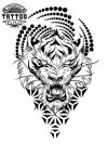 tatouage-ephemere-mandala-tigre-realiste-design-temporaire tatouage-ephemere-mandala-tigre-realiste-design-temporaire