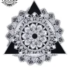 tatouage-ephemere-mandala-triangle-design-unique tatouage-ephemere-mandala-triangle-design-unique