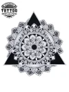 tatouage-ephemere-mandala-triangle-design-unique tatouage-ephemere-mandala-triangle-design-unique