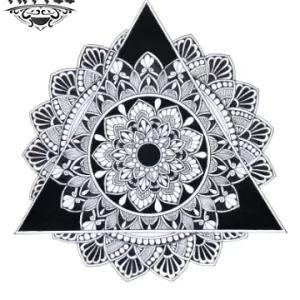 tatouage-ephemere-mandala-triangle-design-unique tatouage-ephemere-mandala-triangle-design-unique