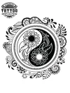 tatouage-ephemere-mandala-yin-yang-design-unique tatouage-ephemere-mandala-yin-yang-design-unique
