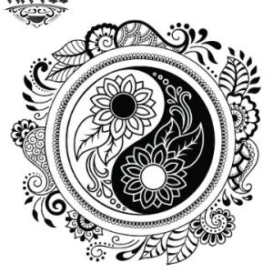 tatouage-ephemere-mandala-yin-yang-design-unique tatouage-ephemere-mandala-yin-yang-design-unique