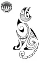 tatouage-ephemere-maori-motif-chat tatouage-ephemere-maori-motif-chat