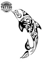 tatouage-ephemere-maori-dauphin-design-unique tatouage-ephemere-maori-dauphin-design-unique
