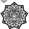 tatouage-maori-ephemere-etoile-design-traditionnel tatouage-maori-ephemere-etoile-design-traditionnel