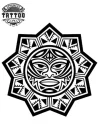 tatouage-maori-ephemere-etoile-design-traditionnel tatouage-maori-ephemere-etoile-design-traditionnel