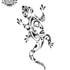 tatouage-ephemere-maori-lezard-design-authentique tatouage-ephemere-maori-lezard-design-authentique