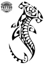 tatouage-maori-ephemere-requin-marteau-design-tribal tatouage-maori-ephemere-requin-marteau-design-tribal