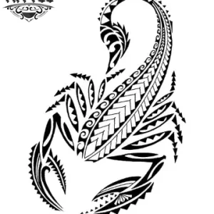 tatouage-ephemere-maori-scorpion-design-authentique tatouage-ephemere-maori-scorpion-design-authentique