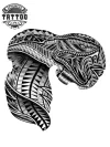 tatouage-ephemere-serpent-design-authentique-maori tatouage-ephemere-serpent-design-authentique-maori