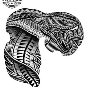 tatouage-ephemere-serpent-design-authentique-maori tatouage-ephemere-serpent-design-authentique-maori