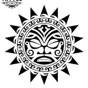 tatouage-ephemere-maori-soleil-design-unique-traditionnel tatouage-ephemere-maori-soleil-design-unique-traditionnel
