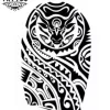tatouage-ephemere-maori-taureau-design-maori-temporaire-bull tatouage-ephemere-maori-taureau-design-maori-temporaire-bull