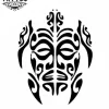 tatouage-ephemere-maori-tortue-design-authentique tatouage-ephemere-maori-tortue-design-authentique