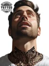 tatouage-ephemere-cou-maorie-design-tribal