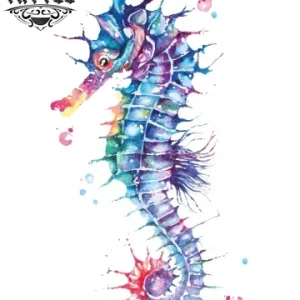 tatouage MARIN éphémère aquarelle artiste design unique et coloré tatouage MARIN éphémère aquarelle artiste design unique et coloré