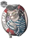 tatouage-ephemere-marin-chat-design-unique-tendance tatouage-ephemere-marin-chat-design-unique-tendance