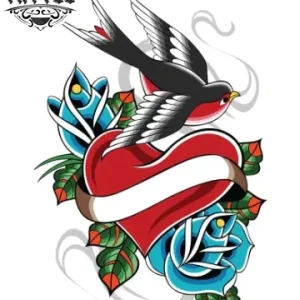 tatouage-ephemere-marin-coeur-design-nautique-temporaire tatouage-ephemere-marin-coeur-design-nautique-temporaire