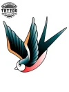 tatouage-marin-ephémère-hirondelle-design tatouage-marin-ephémère-hirondelle-design