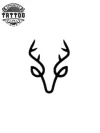 tatouage-ephemere-mini-cerf-design-elegant tatouage-ephemere-mini-cerf-design-elegant