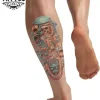 tatouage-ephemere-mollet-motif-amortisseur tatouage-ephemere-mollet-motif-amortisseur