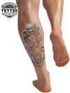 tatouage-ephemere-mollet-motif-amortisseur tatouage-ephemere-mollet-motif-amortisseur