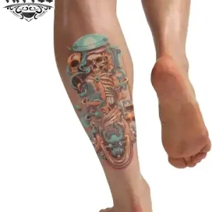 tatouage-ephemere-mollet-motif-amortisseur tatouage-ephemere-mollet-motif-amortisseur
