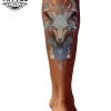 tatouage mollet ephemere belier design unique audacieux tatouage mollet ephemere belier design unique audacieux
