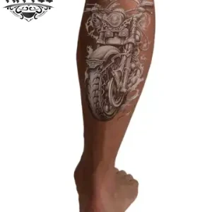 tatouage-ephemere-mollet-bikers-style-temporary-tattoo tatouage-ephemere-mollet-bikers-style-temporary-tattoo