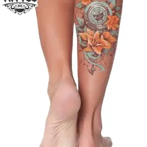 tatouage-ephemere-boussole-pour-mollet-decoration-temporaire-tatouage-mollet tatouage-ephemere-boussole-pour-mollet-decoration-temporaire-tatouage-mollet
