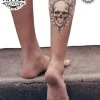 tatouage-ephemere-crane-mollet tatouage-ephemere-crane-mollet