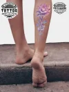 tatouage-mollet-ephemere-femme-fleur-de-lotus tatouage-mollet-ephemere-femme-fleur-de-lotus