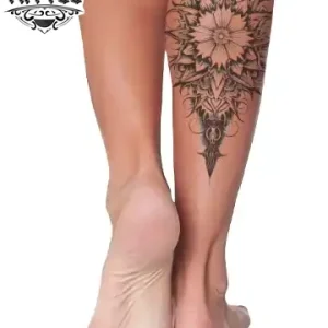 tatouage mollet ephemere mandala femme tatouage mollet ephemere mandala femme