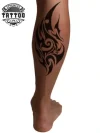 tatouage-ephemere-homme-tribal-mollet-design-unique tatouage-ephemere-homme-tribal-mollet-design-unique