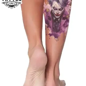 tatouage ephemere mollet joker adulte tatouage ephemere mollet joker adulte