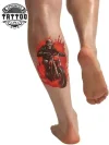 tatouage mollet ephemere moto design unique tatouage mollet ephemere moto design unique