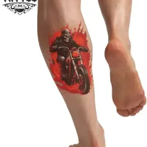 tatouage mollet ephemere moto design unique tatouage mollet ephemere moto design unique