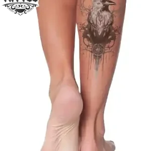tatouage-ephemere-oiseau-mollet-design-tendance-original tatouage-ephemere-oiseau-mollet-design-tendance-original
