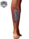 tatouage-ephemere-ressort-design-unique-mollet tatouage-ephemere-ressort-design-unique-mollet