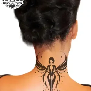 tatouage-ephemere-aile-design-nuque tatouage-ephemere-aile-design-nuque