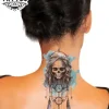 tatouage nuque ephemere attrape reve design original