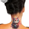 tatouage-nuque-ephemere-chat-design-felin-temporary-tattoo tatouage-nuque-ephemere-chat-design-felin-temporary-tattoo