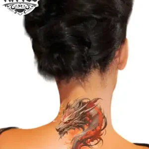tatouage-ephemere-nuque-style-chinois-elegant tatouage-ephemere-nuque-style-chinois-elegant